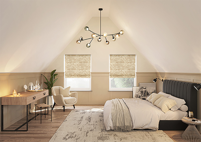Maui, Sand - Motorised Roman Blind - Image 8